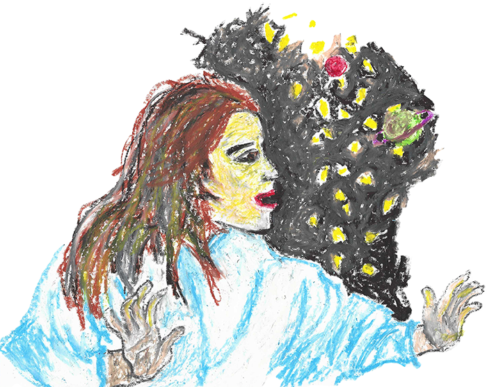Cuenta - mujer - universo